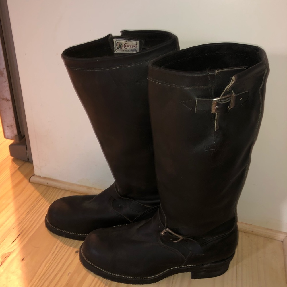 Chippewa Men’s 17” steel toe engineer boots 12E